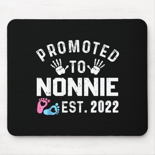 Promoted To Nonnie Est 2022 Funny New Nonnie  Muismat (Voorkant)