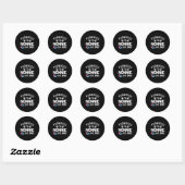 Promoted To Nonnie Est 2022 Funny New Nonnie  Ronde Sticker (Vel)
