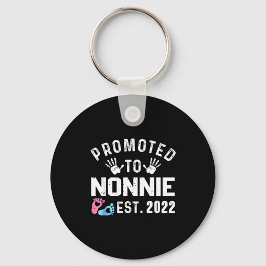 Promoted To Nonnie Est 2022 Funny New Nonnie  Sleutelhanger (Voorkant)
