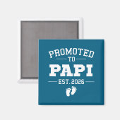 Promoted To Pa Est 2026 Pregnancy Announcement  Magneet (Voorkant / Achterkant)