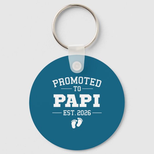 Promoted To Pa Est 2026 Pregnancy Announcement  Sleutelhanger (Voorkant)