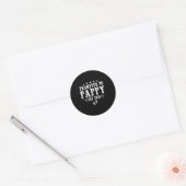 Promoted To Pappy Est.2026 Father's Day First Time Ronde Sticker (Envelop)