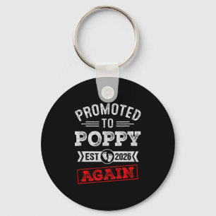 Promoted To Poppy Again 2026 Pregnancy Announcemen Sleutelhanger