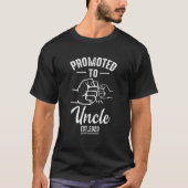 Promoted to Uncle 2023 Present For First Time New T-shirt (Voorkant)