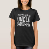 Promoted To Uncle 2023 Soon To Be Uncle Baby Pregn T-shirt (Voorkant)