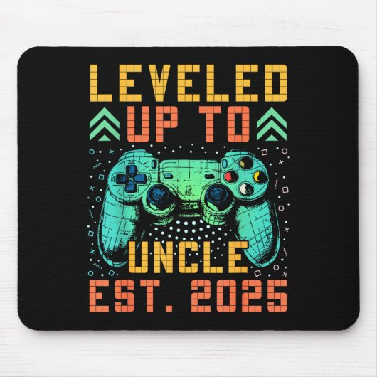 Promoted To Uncle 2025 Leveled Up To Uncle Est 202 Muismat (Voorkant)