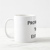 Promoted To Yiayia Black & Blue Mug Koffiemok (Links)