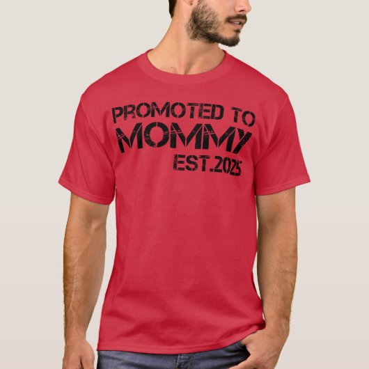 Promotedo Moeder in 2025 grappig T-shirt (Voorkant)