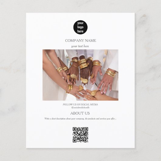 Promotie-Adverteren joodse zakelijke Logo Flyer (Voorkant)