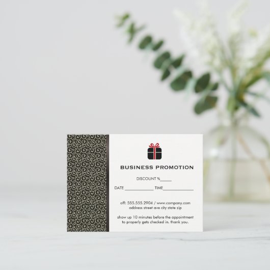 Promotie Afsprakenkaartje (Staand voorkant)