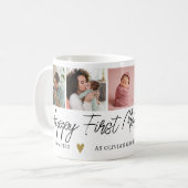 Promotie als Grandma Moederdag 5 Fotocollage Koffiemok (Voorkant links)