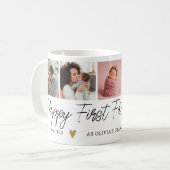 Promotie als opa vaders Dag 5 Foto collage Koffiemok (Voorkant links)