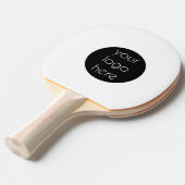 Promotie Bedrijf Logo Tafeltennis Tafeltennisbatje (Voorkant Gekanteld)