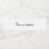 Promotie Bedrijfslogo Waterfles Etiket (Enkel label)