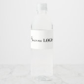 Promotie Bedrijfslogo Waterfles Etiket (Voorkant)