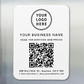Promotie BedrijfsQR Code Magneet