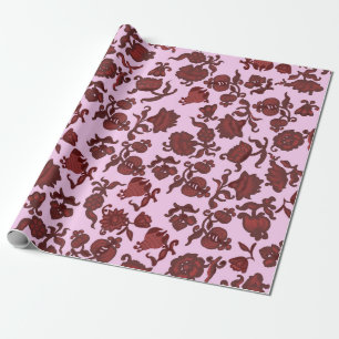 Promotie Bloemen Boho Chic Bloem Boho Meisje Cadeaupapier