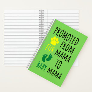 Promotie bontmoeder naar Baby Mama Notitieboek