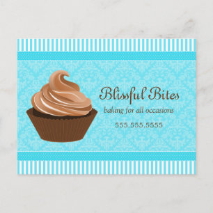 Promotie-Briefkaart voor cupcake-bakkerij Uitnodiging Briefkaart