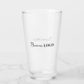 Promotie Business Company Logo Glas (Achterkant)