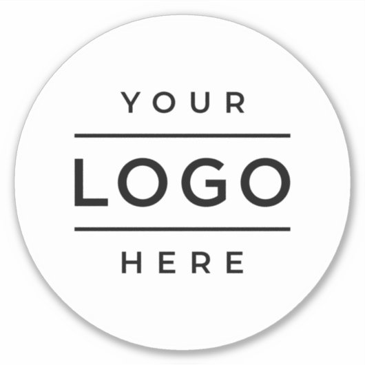 Promotie Business Logo Company Branded Sticker (Voorkant)
