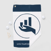 Promotie-cadeau voor financiële planner golfhanddoek (Insitu)