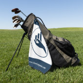 Promotie-cadeau voor financiële planner golfhanddoek (Groen)