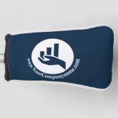 Promotie-cadeau voor financiële planner golfheadcover (Voorkant)