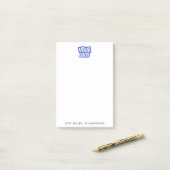 Promotie Cadeau Zakelijk Bedrijfslogo Aangepast Post-it® Notes (Op bureau)