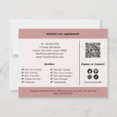 Promotie Foto Kerst Seizoen Gift Voucher Kaart (Achterkant)