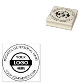 Promotie Gepersonaliseerd Bedrijf Logo Naam Websit Rubberstempel (Gestempeld)