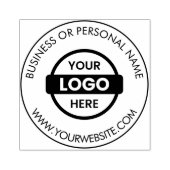 Promotie Gepersonaliseerd Bedrijf Logo Naam Websit Rubberstempel (Afrduk)
