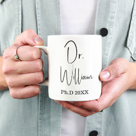 Promotie Geschenk Doctorsgraad Afgestudeerd Mokje Mok