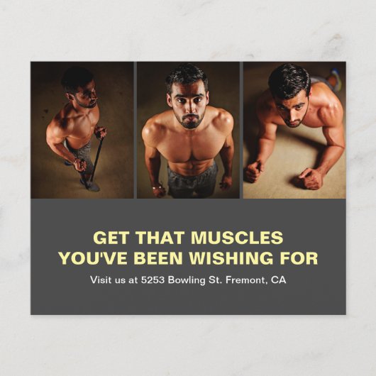 Promotie Gym Flyer (Voorkant)