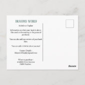 Promotie Hoesje voor auteur Book Briefkaart (Achterkant)