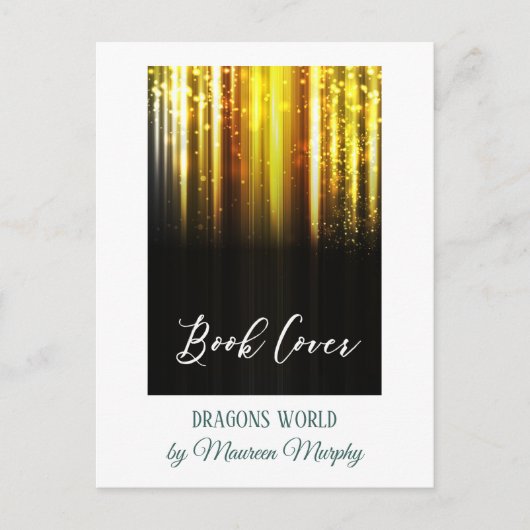 Promotie Hoesje voor auteur Book Briefkaart (Voorkant)