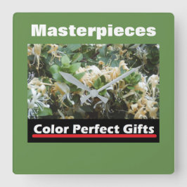 Promotie Honeysuckle Vierkante Klok