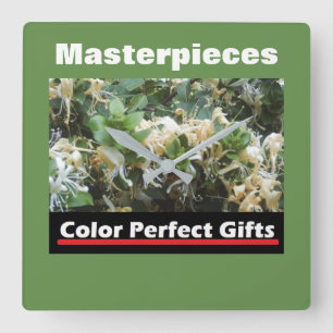 Promotie Honeysuckle Vierkante Klok