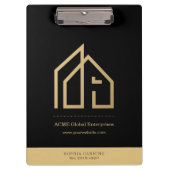 Promotie Item Modern Onroerend goed Aangepaste Log Klembord (Voorkant)