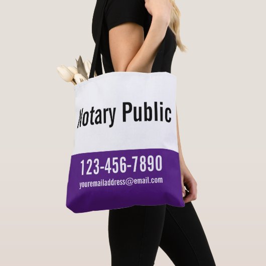 Promotie koninklijk Paars en witboek publiek Tote Bag (Dichtbij)