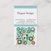 Promotie Leuk Speels Geometrisch Modern Ontwerp Visitekaartje (Achterkant)