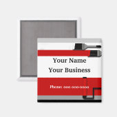 Promotie-magneet voor schilderpenseel magneet (Voorkant / Achterkant)