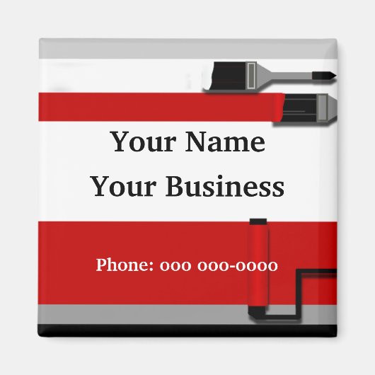 Promotie-magneet voor schilderpenseel magneet (Voorkant)