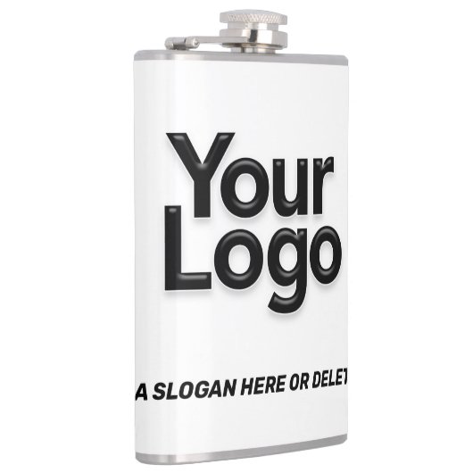 Promotie-marketing voor Logo van kleine bedrijfsei Heupfles (Rechts)