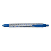 Promotie met bedrijfsnaam Chain Link Blue Pen (Achterkant)