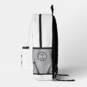 Promotie Modern Business Logo White Bedrukte Rugzak (Rechts)
