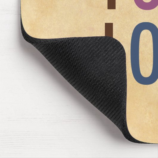 Promotie-Muismat met Logo van het Bedrijf Geen Min Muismat (Hoek)