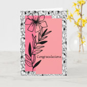 Promotie naar assistent Manager gefeliciteerd Kaart (Gele Bloem)