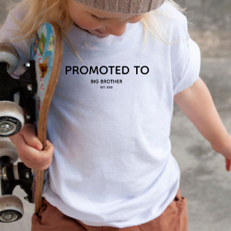 Promotie naar Big Brother zwangerschapsaankondigin T-shirt