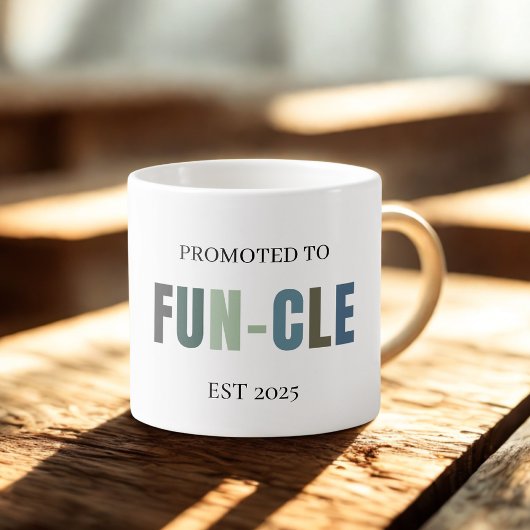 Promotie naar FUN-CLE EST 2025 | Grappig gepersona Espresso Kop